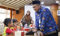 Suasana Gubernuran Riuh, Anak TK Diajak Kenal Pekerjaan di Pemerintahan